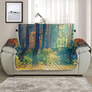 Autumn Forest Print Half Sofa Protector