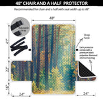 Autumn Forest Print Half Sofa Protector