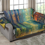 Autumn Forest Print Loveseat Protector