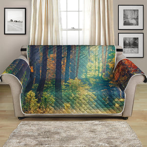 Autumn Forest Print Loveseat Protector