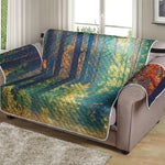 Autumn Forest Print Loveseat Protector