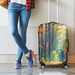 Autumn Forest Print Luggage Cover