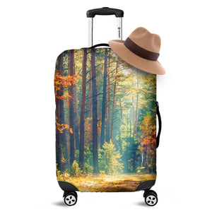 Autumn Forest Print Luggage Cover