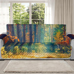 Autumn Forest Print Oversized Sofa Protector
