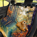 Autumn Forest Print Pet Car Back Seat Cover