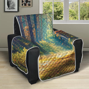 Autumn Forest Print Recliner Protector