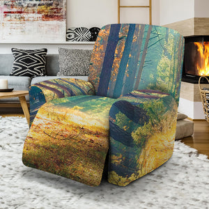 Autumn Forest Print Recliner Slipcover