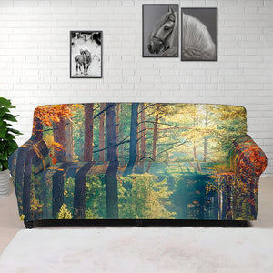 Autumn Forest Print Sofa Cover