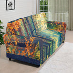 Autumn Forest Print Sofa Cover