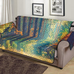 Autumn Forest Print Sofa Protector