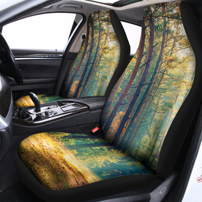 Autumn Forest Print Universal Fit Car Seat Covers