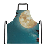 Autumn Full Moon Print Apron