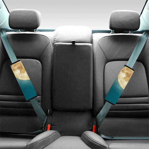 Autumn Full Moon Print Car Seat Belt Covers