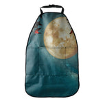 Autumn Full Moon Print Car Seat Organizers