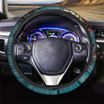 Autumn Full Moon Print Car Steering Wheel Cover