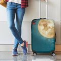 Autumn Full Moon Print Luggage Cover