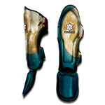 Autumn Full Moon Print Muay Thai Shin Guard