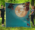 Autumn Full Moon Print Quilt