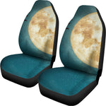 Autumn Full Moon Print Universal Fit Car Seat Covers