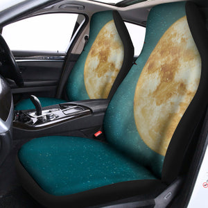 Autumn Full Moon Print Universal Fit Car Seat Covers