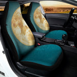 Autumn Full Moon Print Universal Fit Car Seat Covers