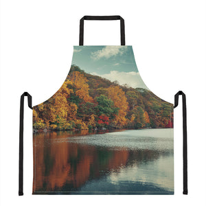 Autumn Lake Print Apron