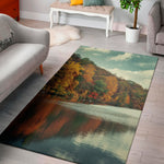 Autumn Lake Print Area Rug