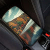 Autumn Lake Print Car Center Console Cover