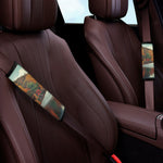 Autumn Lake Print Car Seat Belt Covers