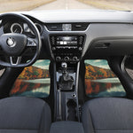 Autumn Lake Print Front and Back Car Floor Mats