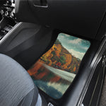 Autumn Lake Print Front and Back Car Floor Mats