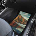 Autumn Lake Print Front Car Floor Mats