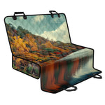 Autumn Lake Print Pet Car Back Seat Cover