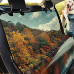 Autumn Lake Print Pet Car Back Seat Cover