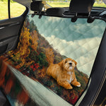 Autumn Lake Print Pet Car Back Seat Cover