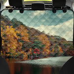 Autumn Lake Print Pet Car Back Seat Cover