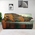 Autumn Lake Print Sofa Cover