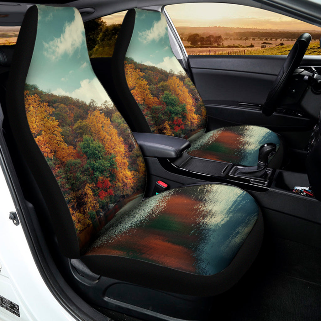 Autumn Lake Print Universal Fit Car Seat Covers