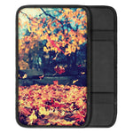 Autumn Leaves Print Car Center Console Cover