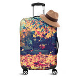 Autumn Leaves Print Luggage Cover