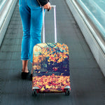 Autumn Leaves Print Luggage Cover