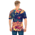 Autumn Leaves Print Men's T-Shirt