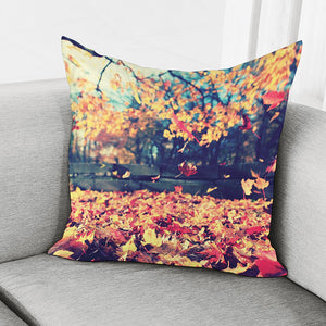 Autumn Leaves Print Pillow Cover