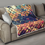 Autumn Leaves Print Quilt