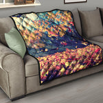 Autumn Leaves Print Quilt