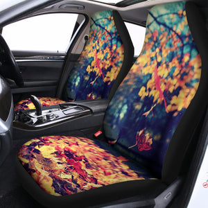 Autumn Leaves Print Universal Fit Car Seat Covers