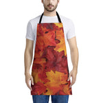 Autumn Maple Leaf Print Apron