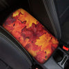 Autumn Maple Leaf Print Car Center Console Cover