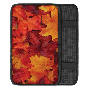 Autumn Maple Leaf Print Car Center Console Cover