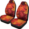 Autumn Maple Leaf Print Universal Fit Car Seat Covers